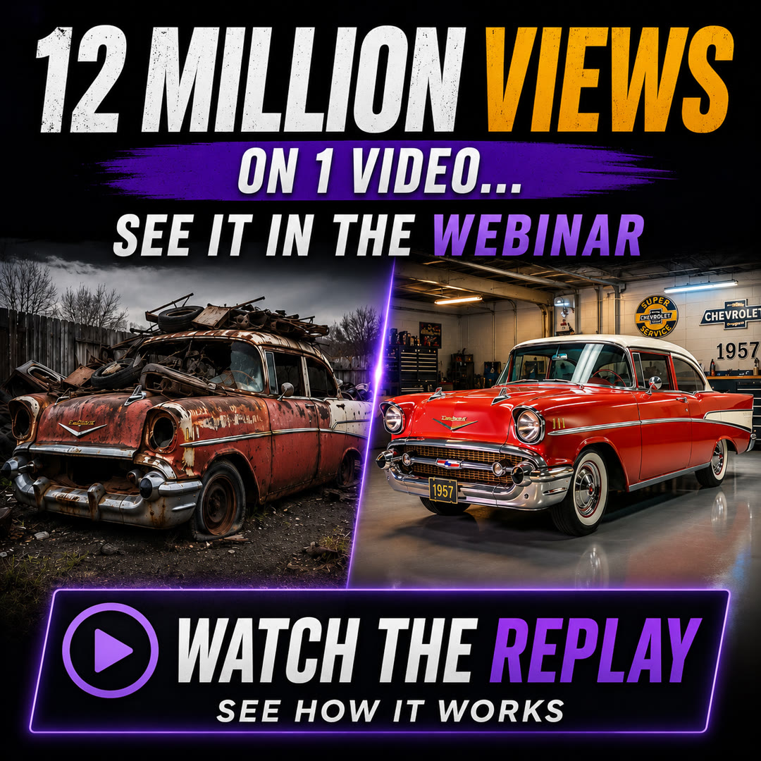 12 Million Views — AI time-lapse car flip — replay graphic