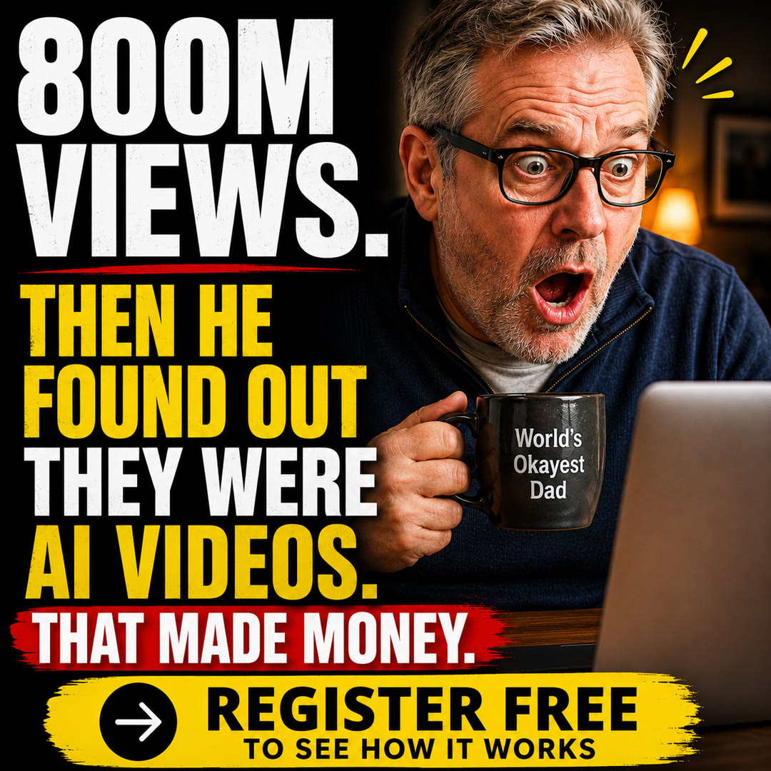 800M views — AI videos that made money — register graphic