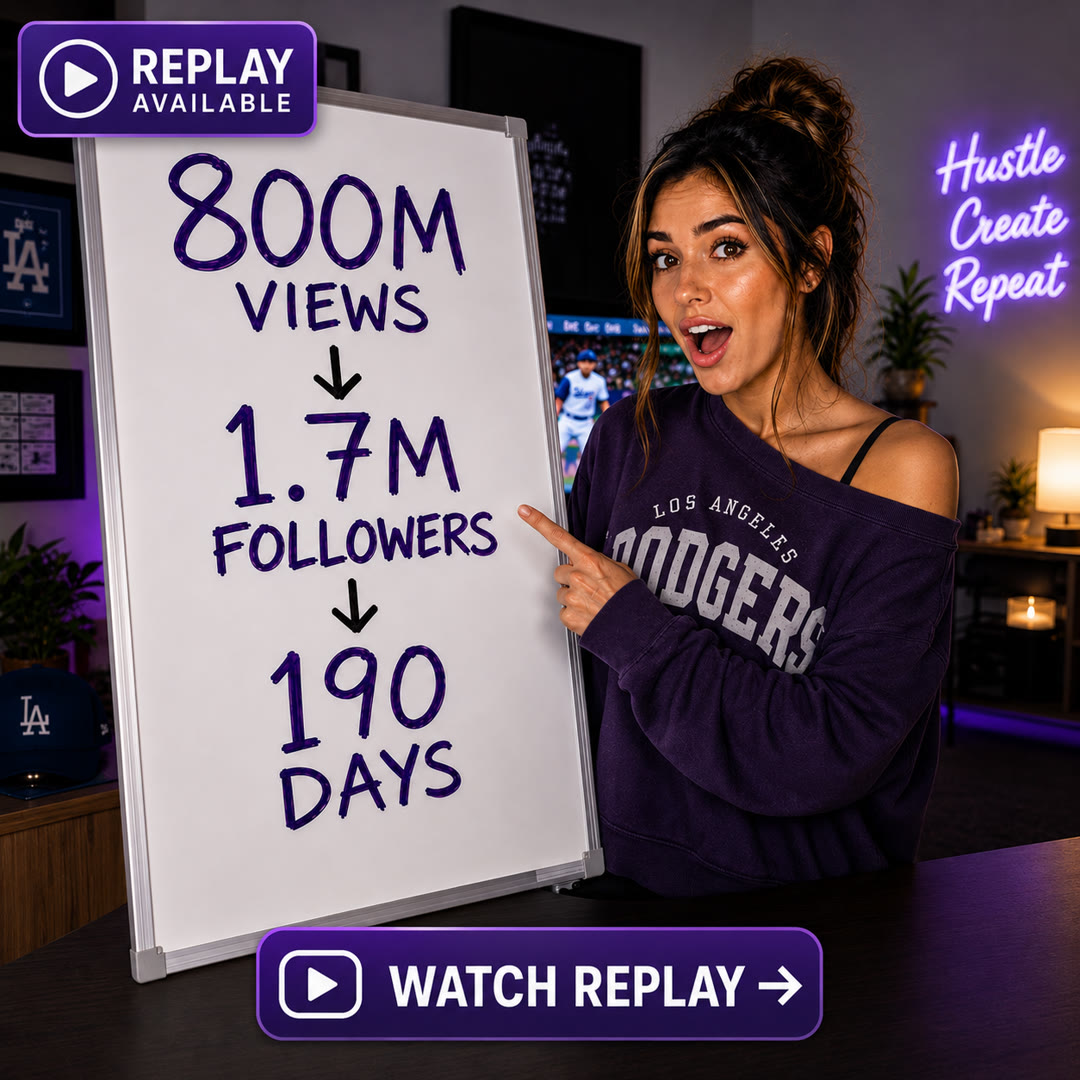800M → 1.7M → 190 days — replay graphic